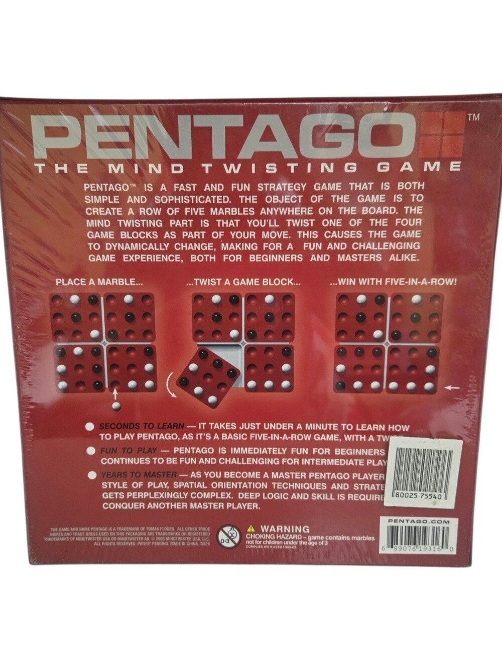 NEW Pentago Strategy Board Game - Picture 6 of 6